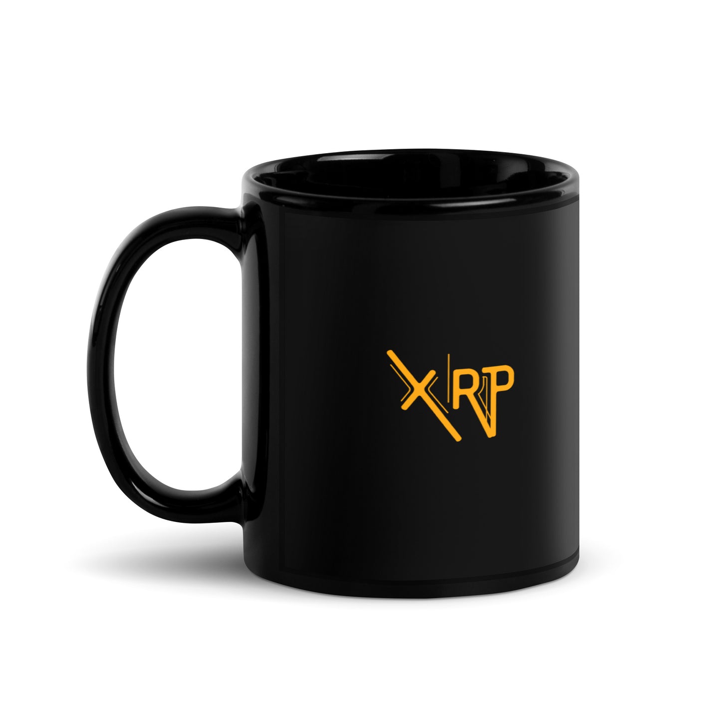 XRP Electrifying Black Glossy Mug