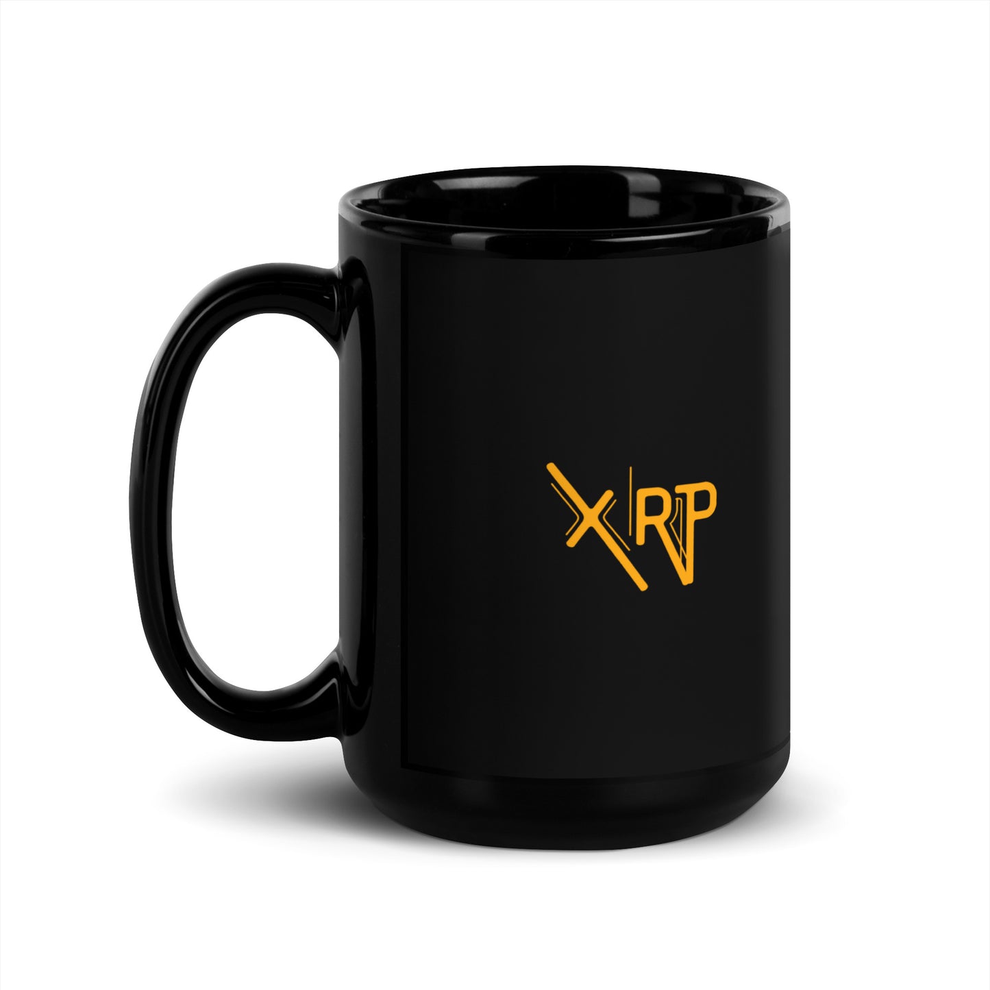 XRP Electrifying Black Glossy Mug
