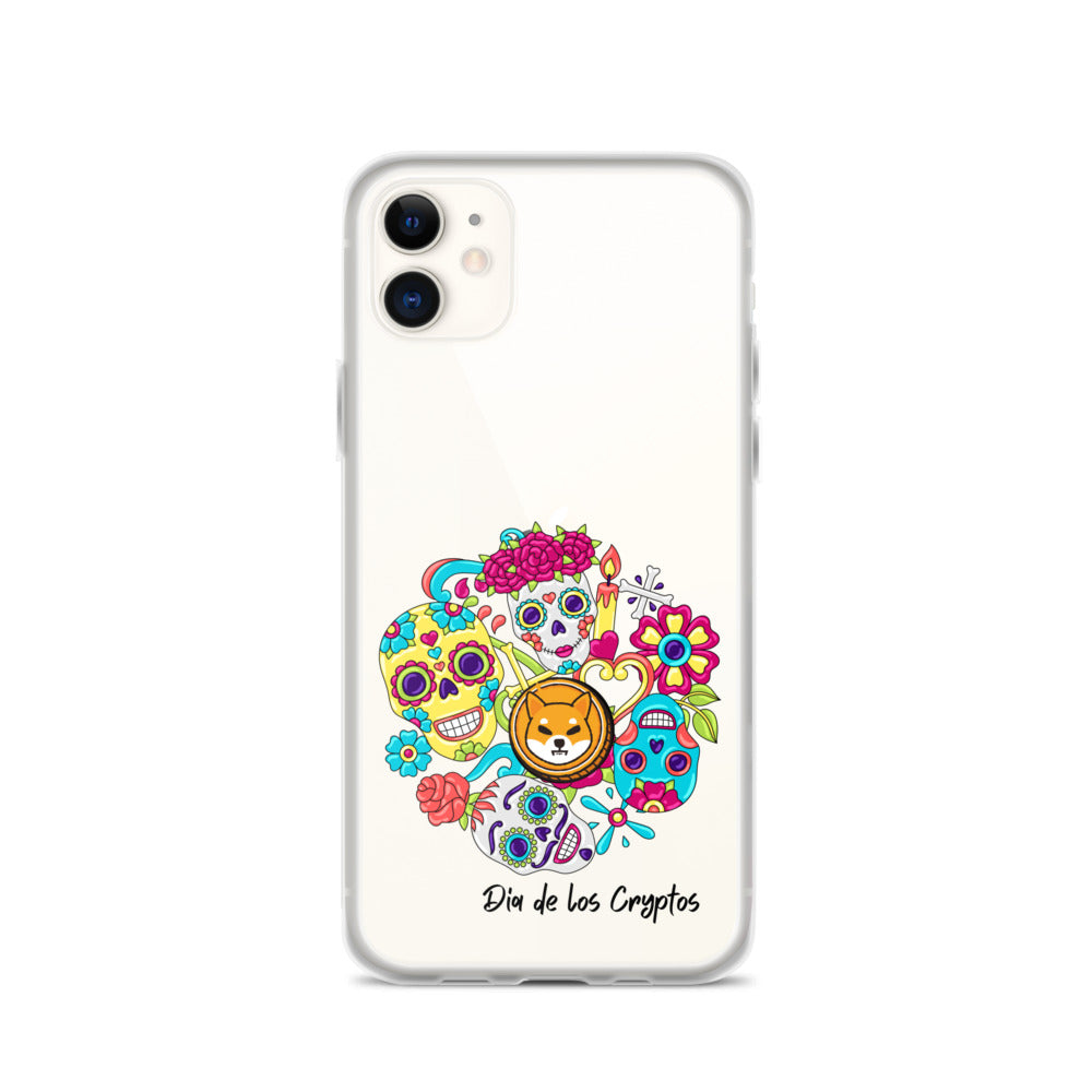 Dia De Los Cryptos (Shiba Inu) Clear iPhone Case