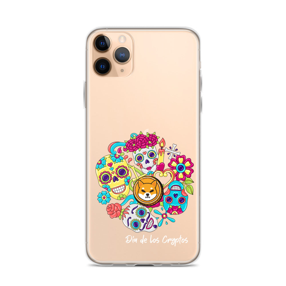 Dia De Los Cryptos (Shiba Inu) Clear iPhone Case