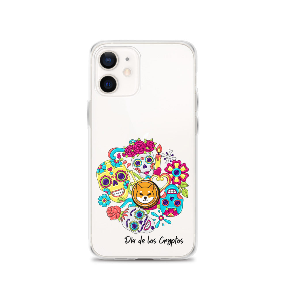 Dia De Los Cryptos (Shiba Inu) Clear iPhone Case