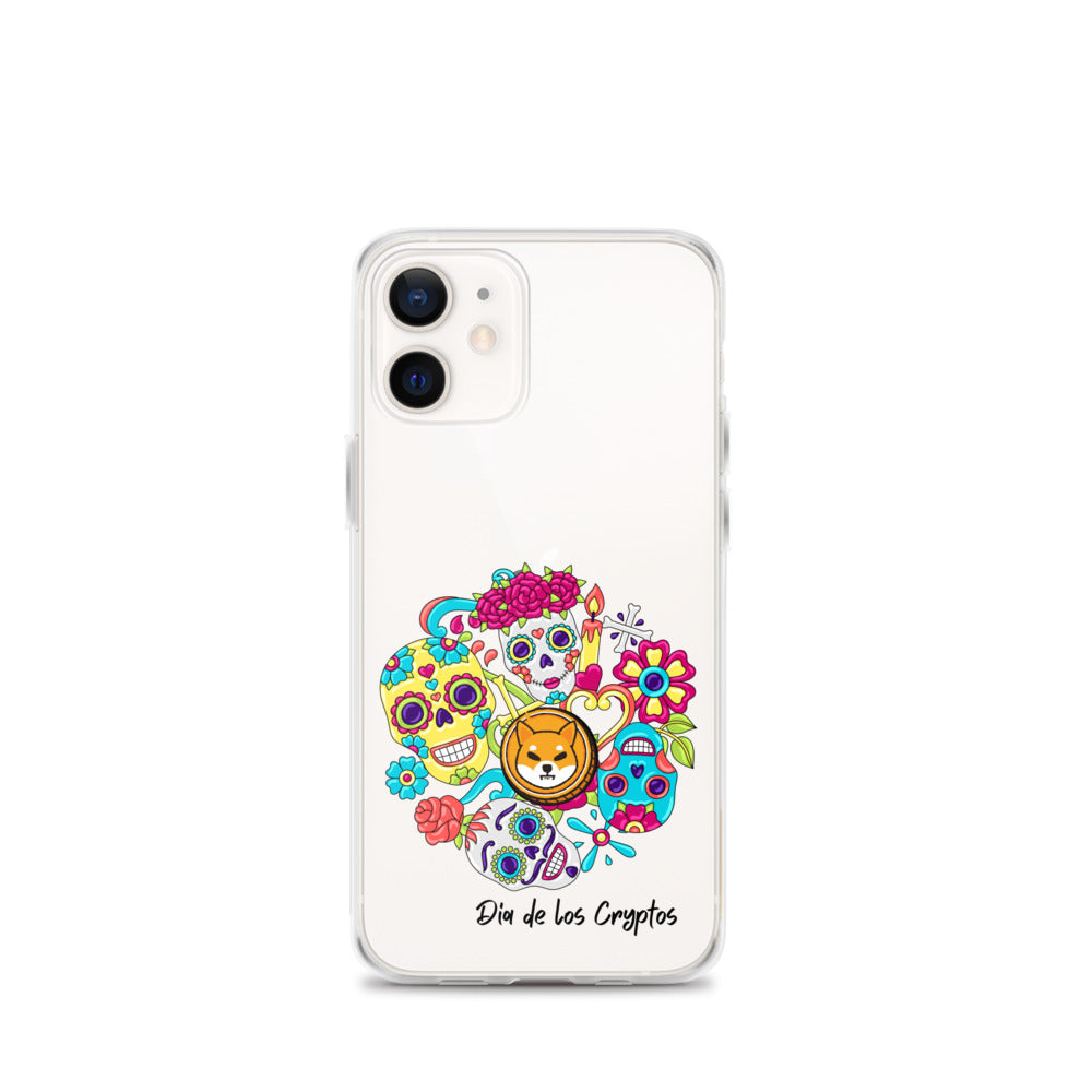 Dia De Los Cryptos (Shiba Inu) Clear iPhone Case
