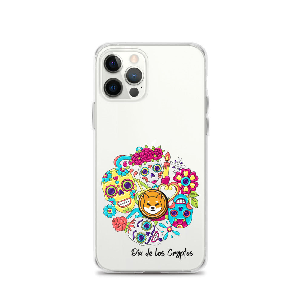 Dia De Los Cryptos (Shiba Inu) Clear iPhone Case