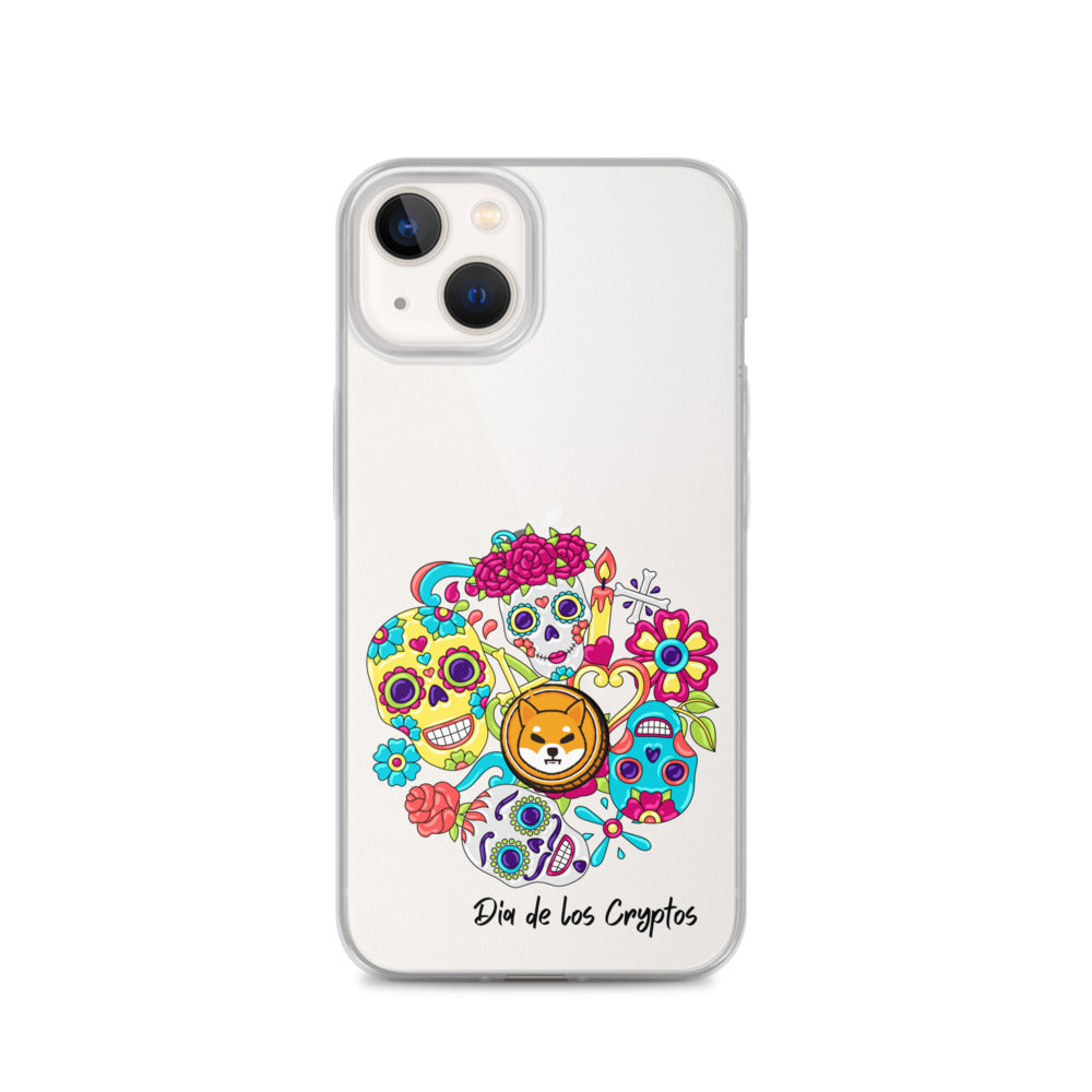Dia De Los Cryptos (Shiba Inu) Clear iPhone Case