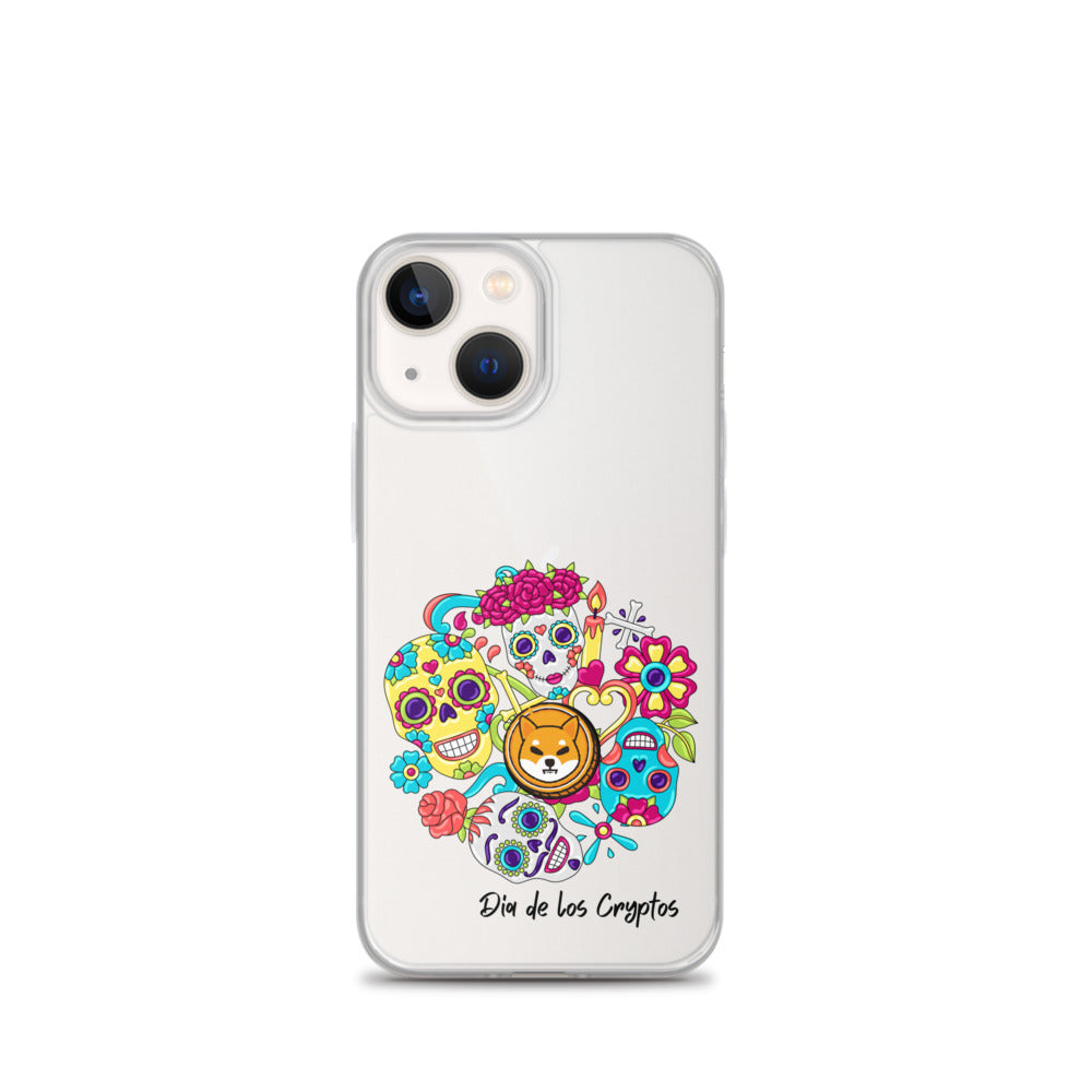 Dia De Los Cryptos (Shiba Inu) Clear iPhone Case