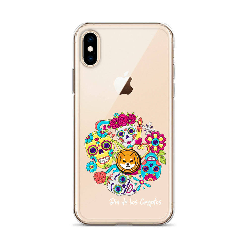 Dia De Los Cryptos (Shiba Inu) Clear iPhone Case