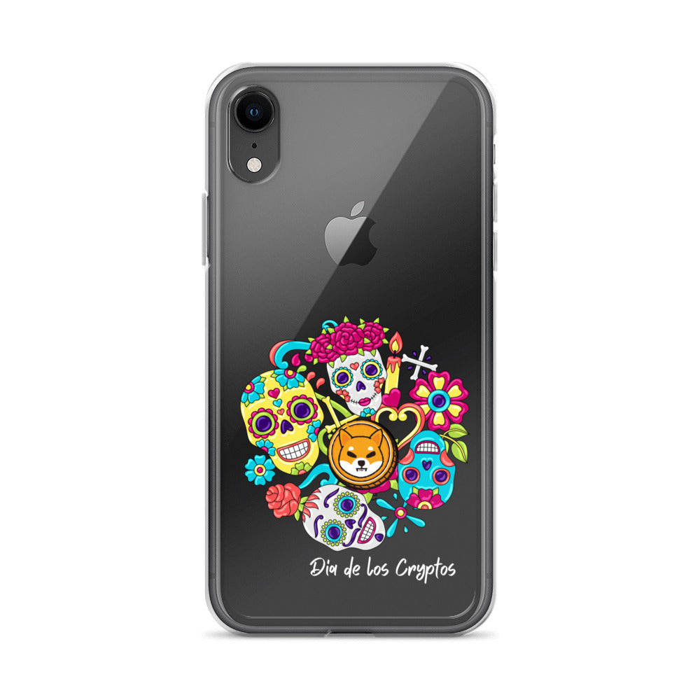 Dia De Los Cryptos (Shiba Inu) Clear iPhone Case