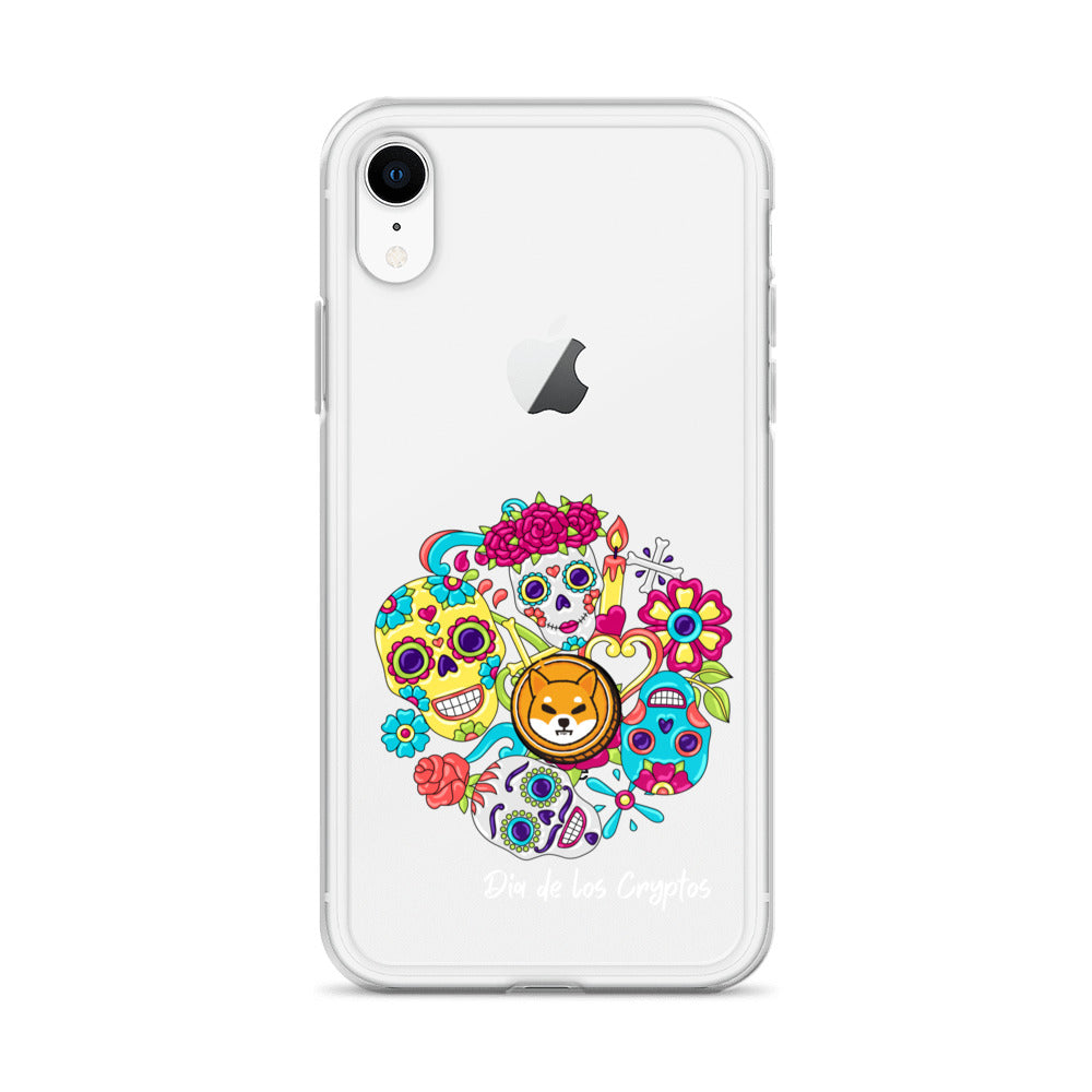 Dia De Los Cryptos (Shiba Inu) Clear iPhone Case