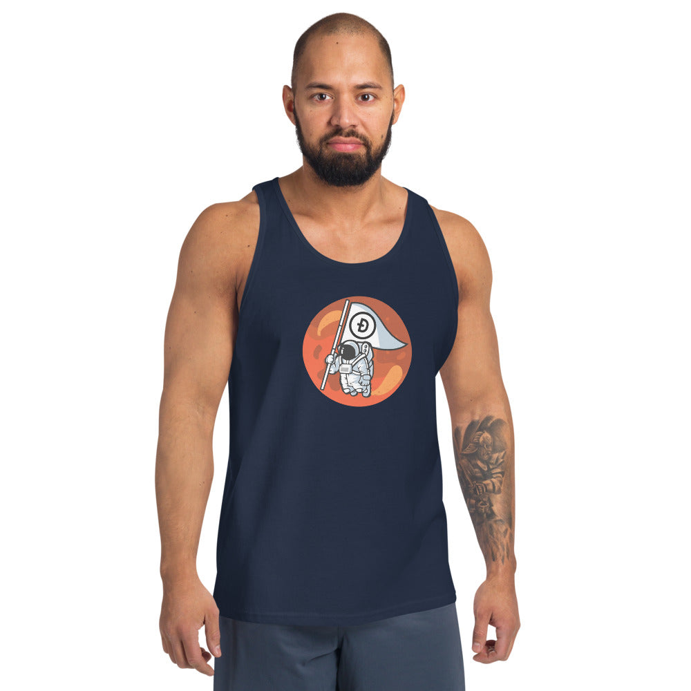 Dogecoin To The Moon Unisex Tank Top