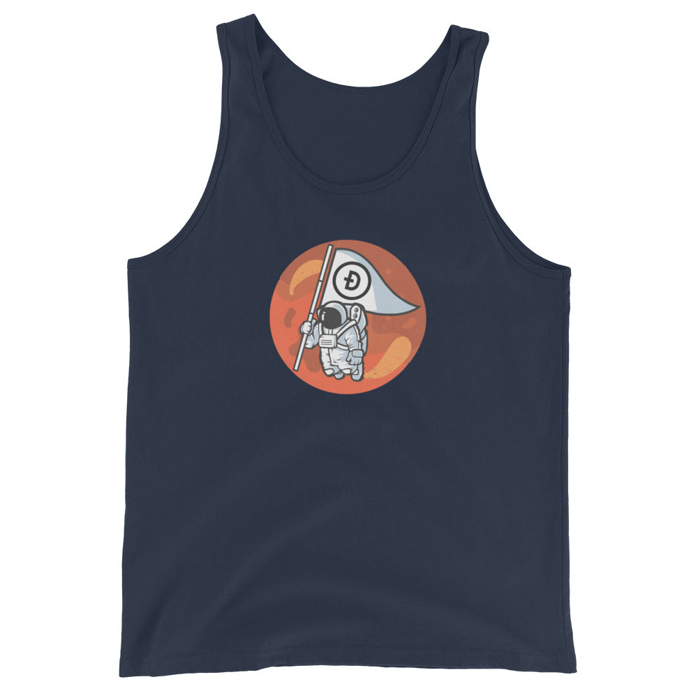 Dogecoin To The Moon Unisex Tank Top