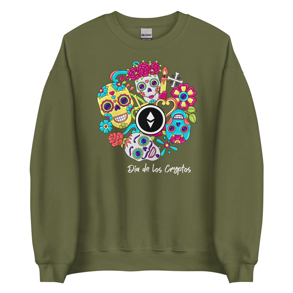 Dia De Los Cryptos (Ethereum) Unisex Sweatshirt