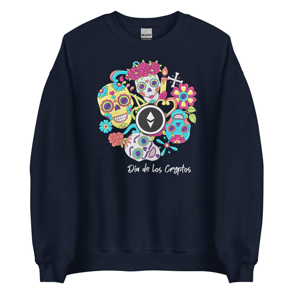 Dia De Los Cryptos (Ethereum) Unisex Sweatshirt