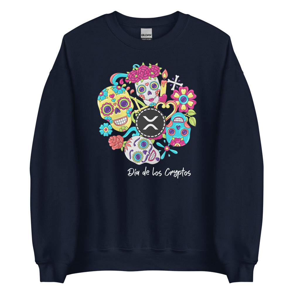 Dia De Los Cryptos (XRP) Unisex Sweatshirt