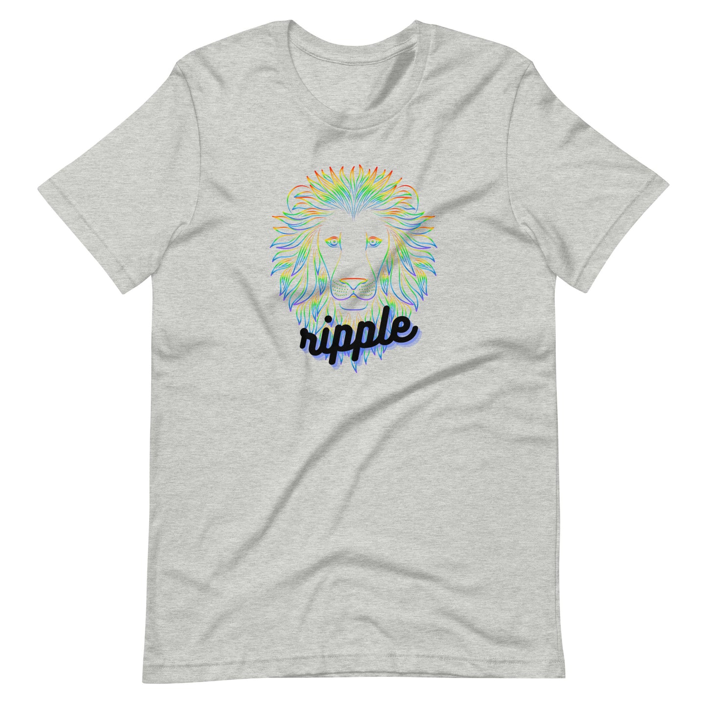 Ripple Neon Lion Unisex t-shirt