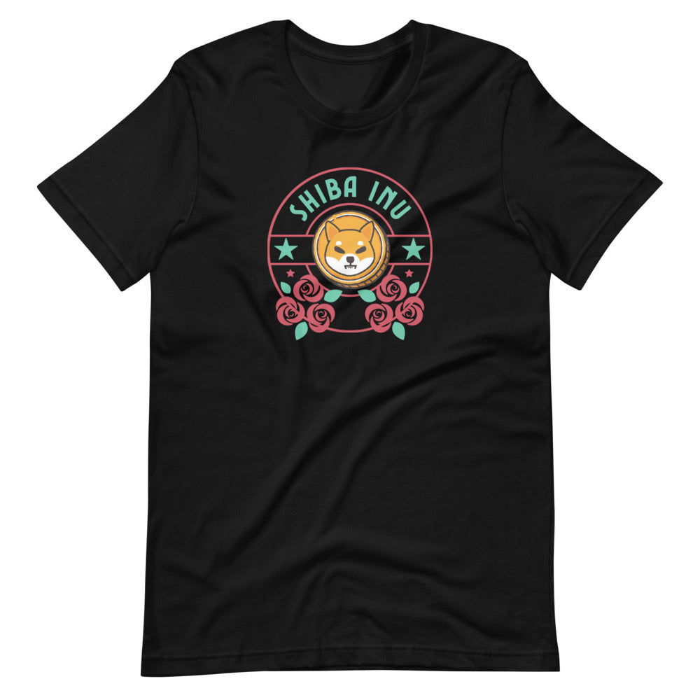 Rosy Shiba Inu Short-sleeve unisex t-shirt