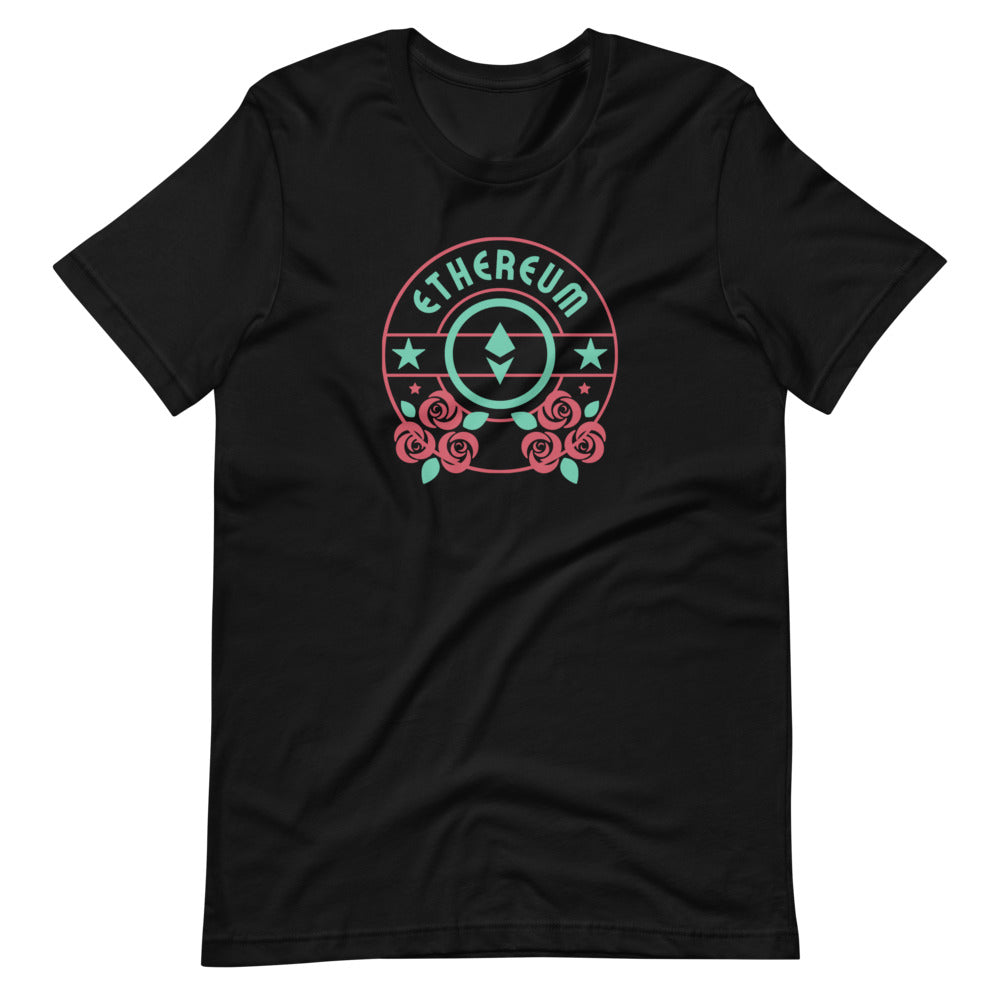 Rosy Ethereum Short-sleeve unisex t-shirt