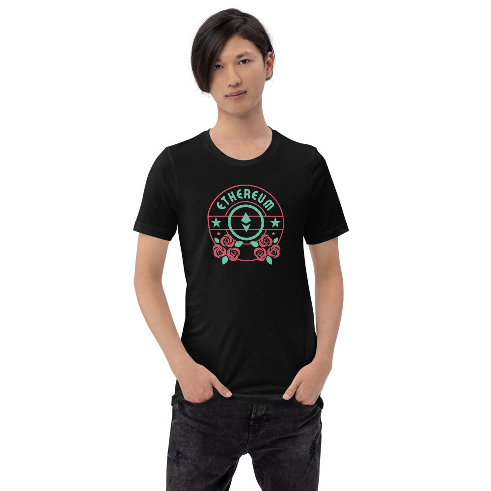 Rosy Ethereum Short-sleeve unisex t-shirt