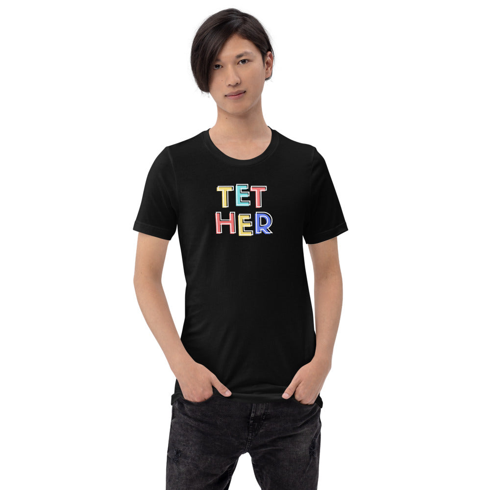 Tether Colors Short-sleeve unisex t-shirt