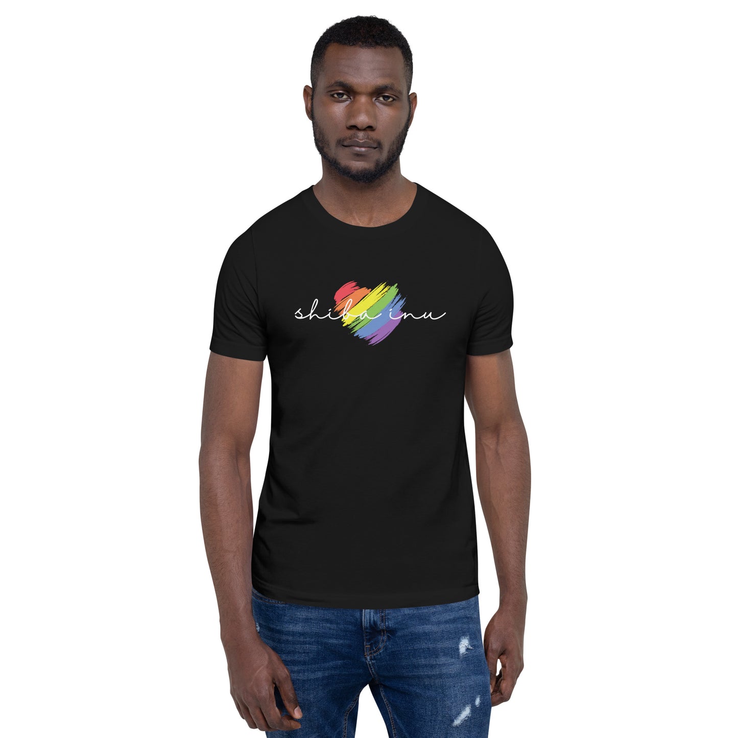 Shiba Inu Heart Unisex t-shirt