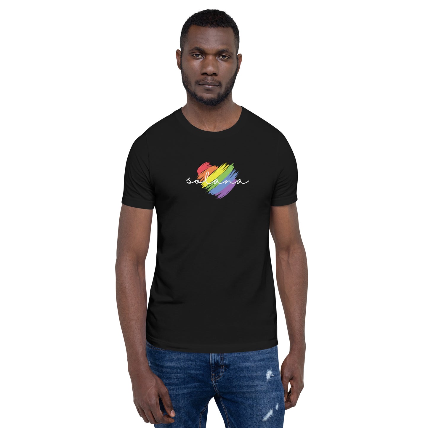 Solana Heart Unisex t-shirt