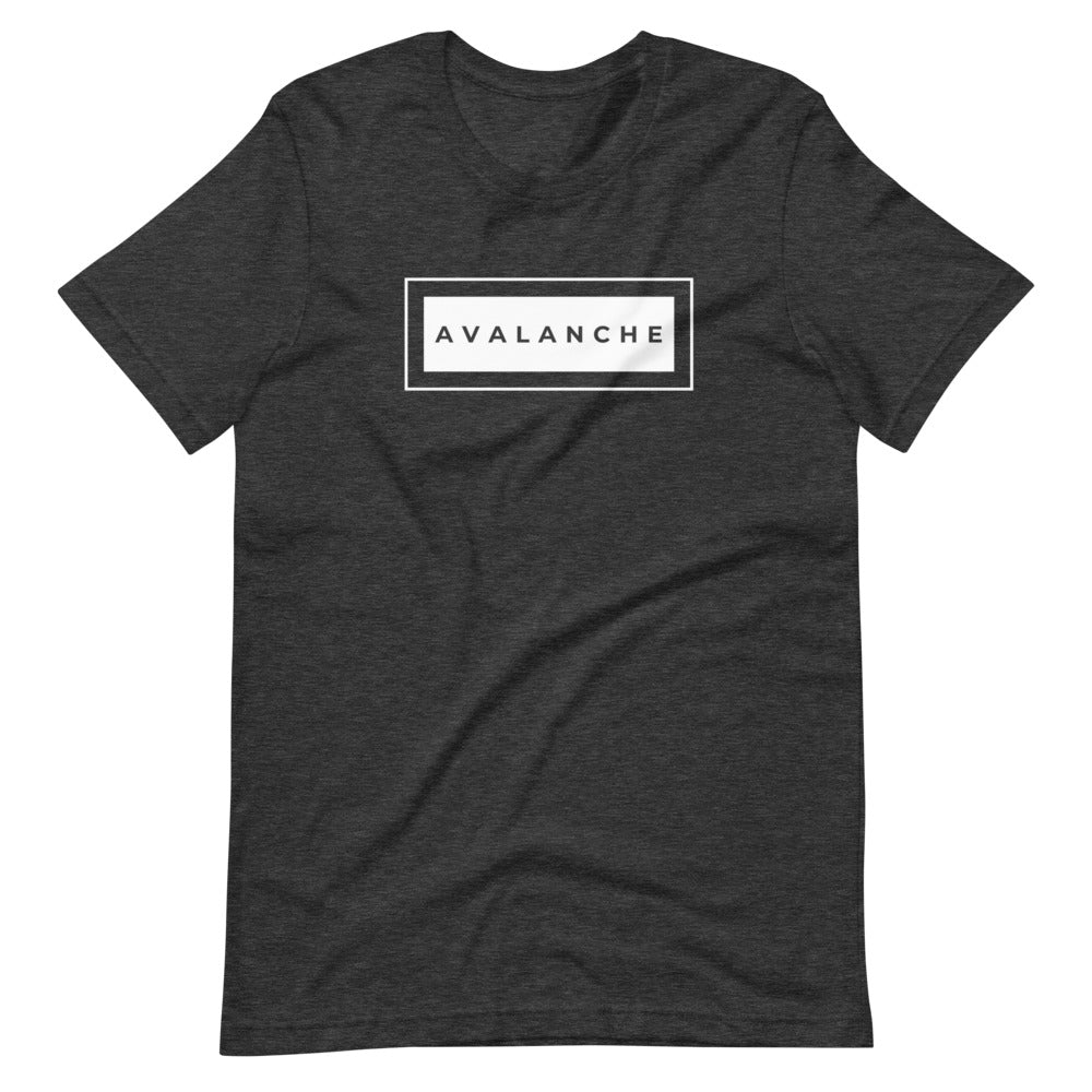 Avalanche square Short-sleeve unisex t-shirt