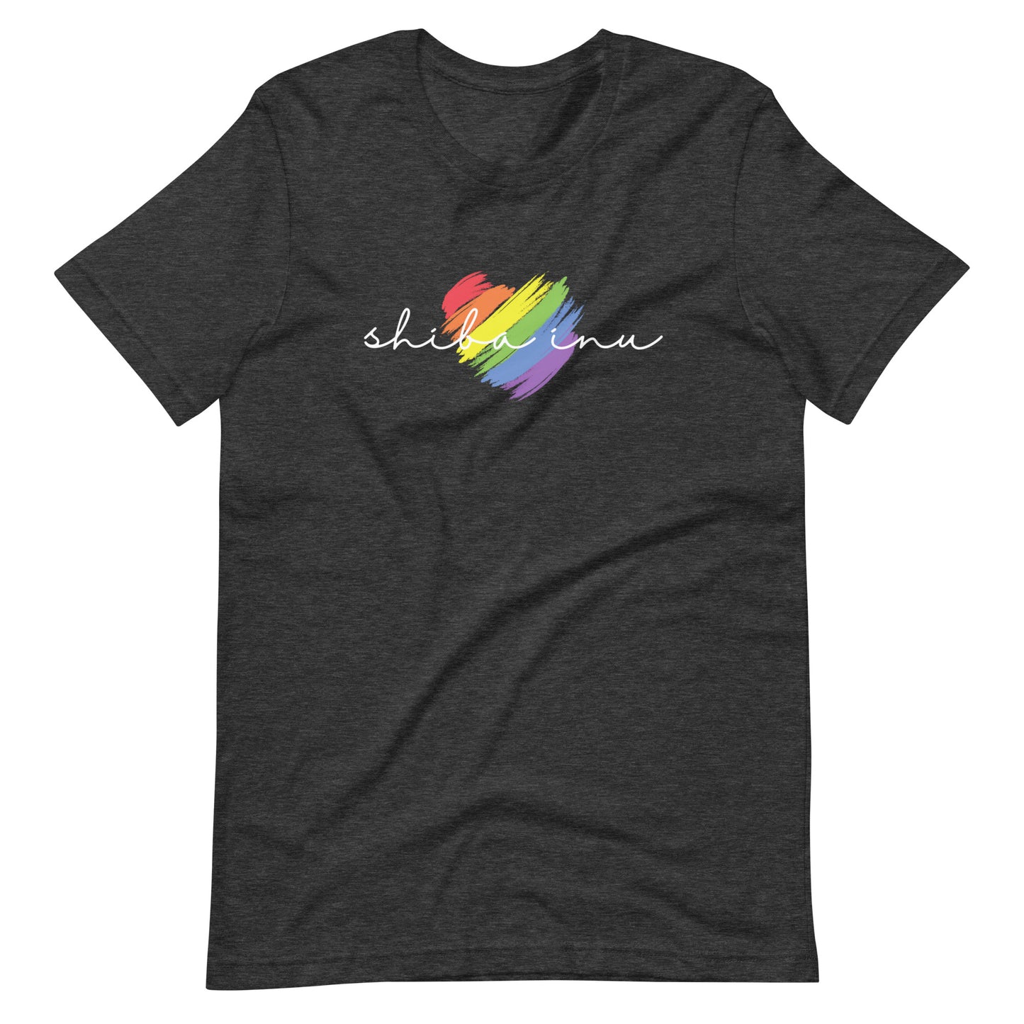 Shiba Inu Heart Unisex t-shirt