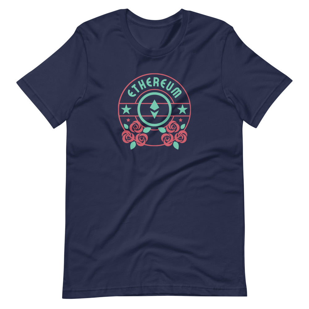 Rosy Ethereum Short-sleeve unisex t-shirt