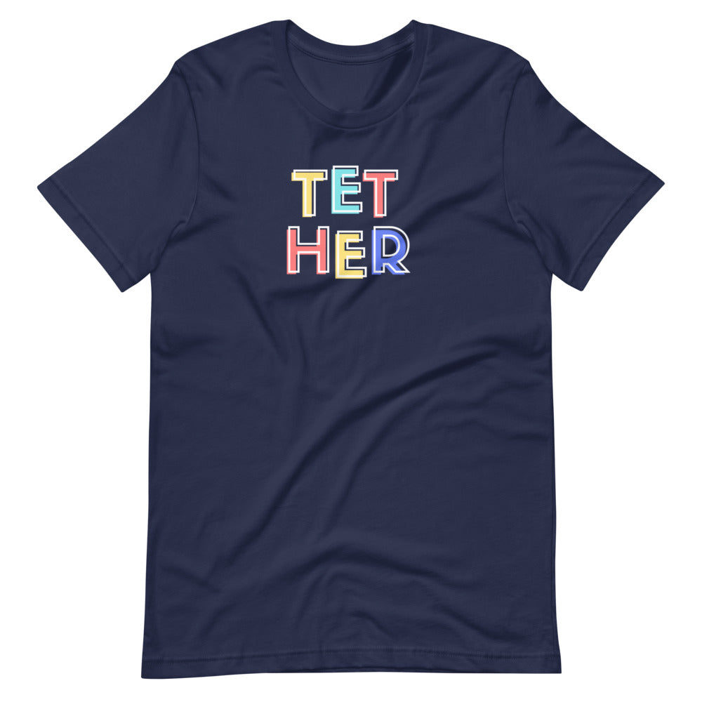 Tether Colors Short-sleeve unisex t-shirt