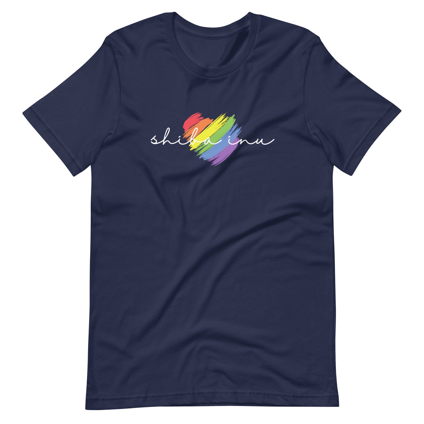 Shiba Inu Heart Unisex t-shirt