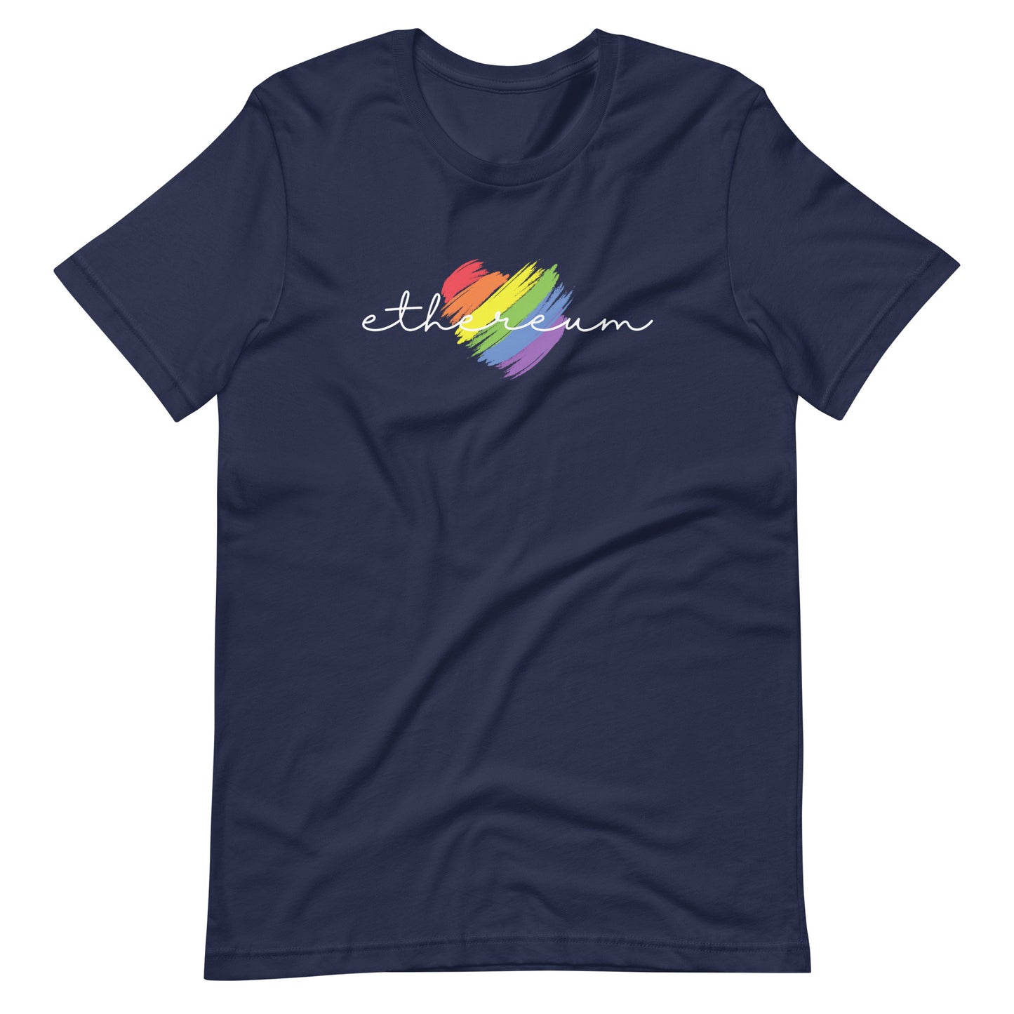Ethereum Heart Unisex t-shirt