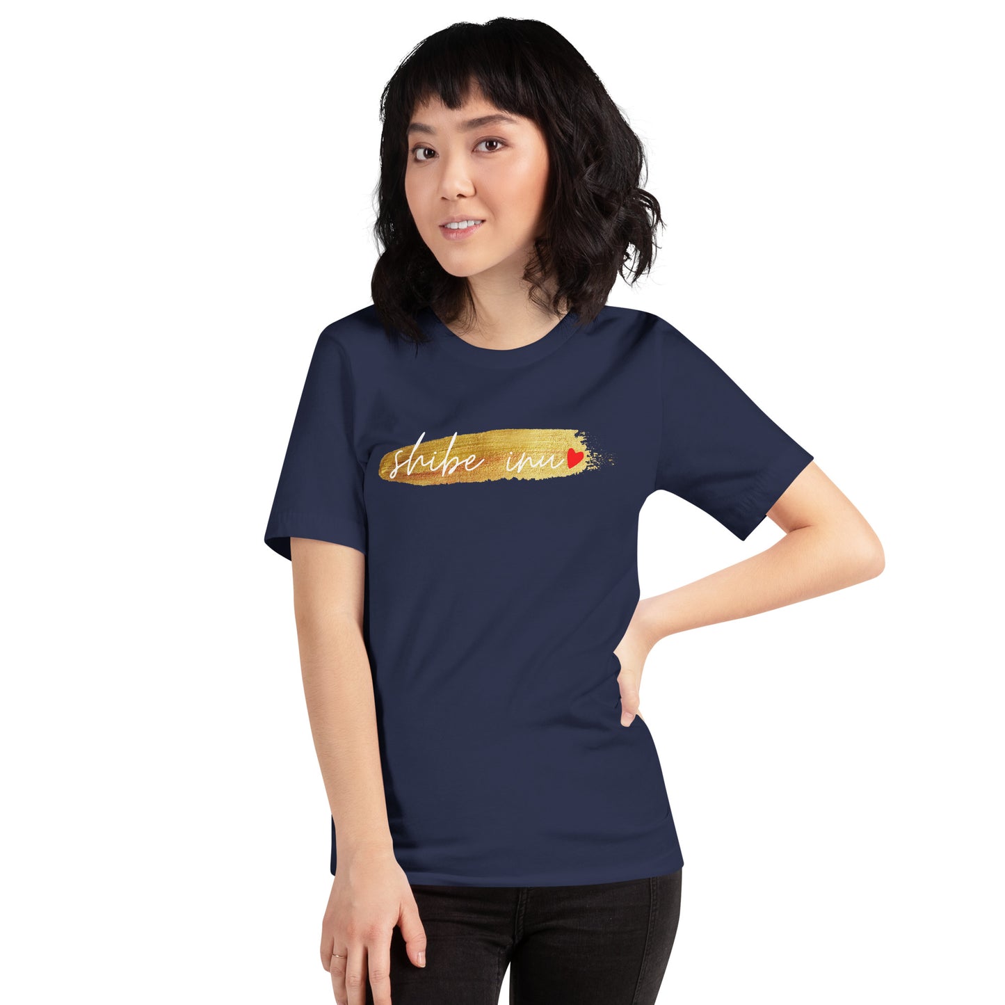Shiba Inu Gold Unisex t-shirt