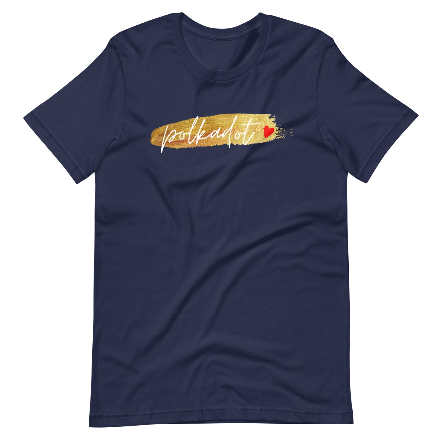 Polkadot Gold Unisex t-shirt