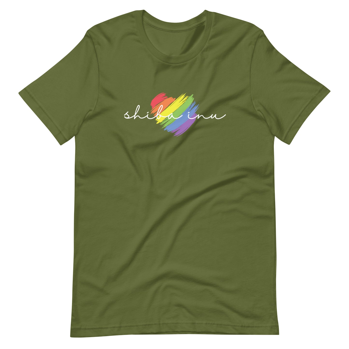 Shiba Inu Heart Unisex t-shirt