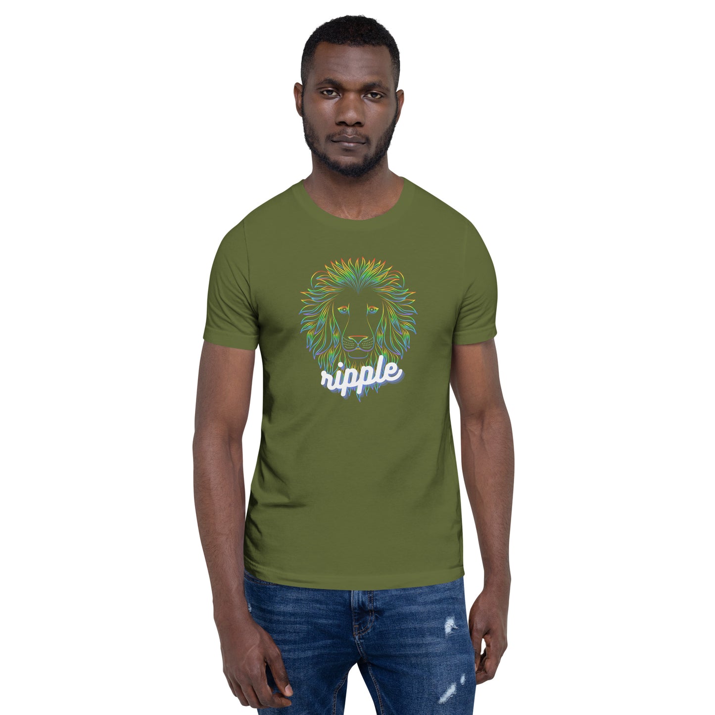 Ripple Neon Lion Unisex t-shirt