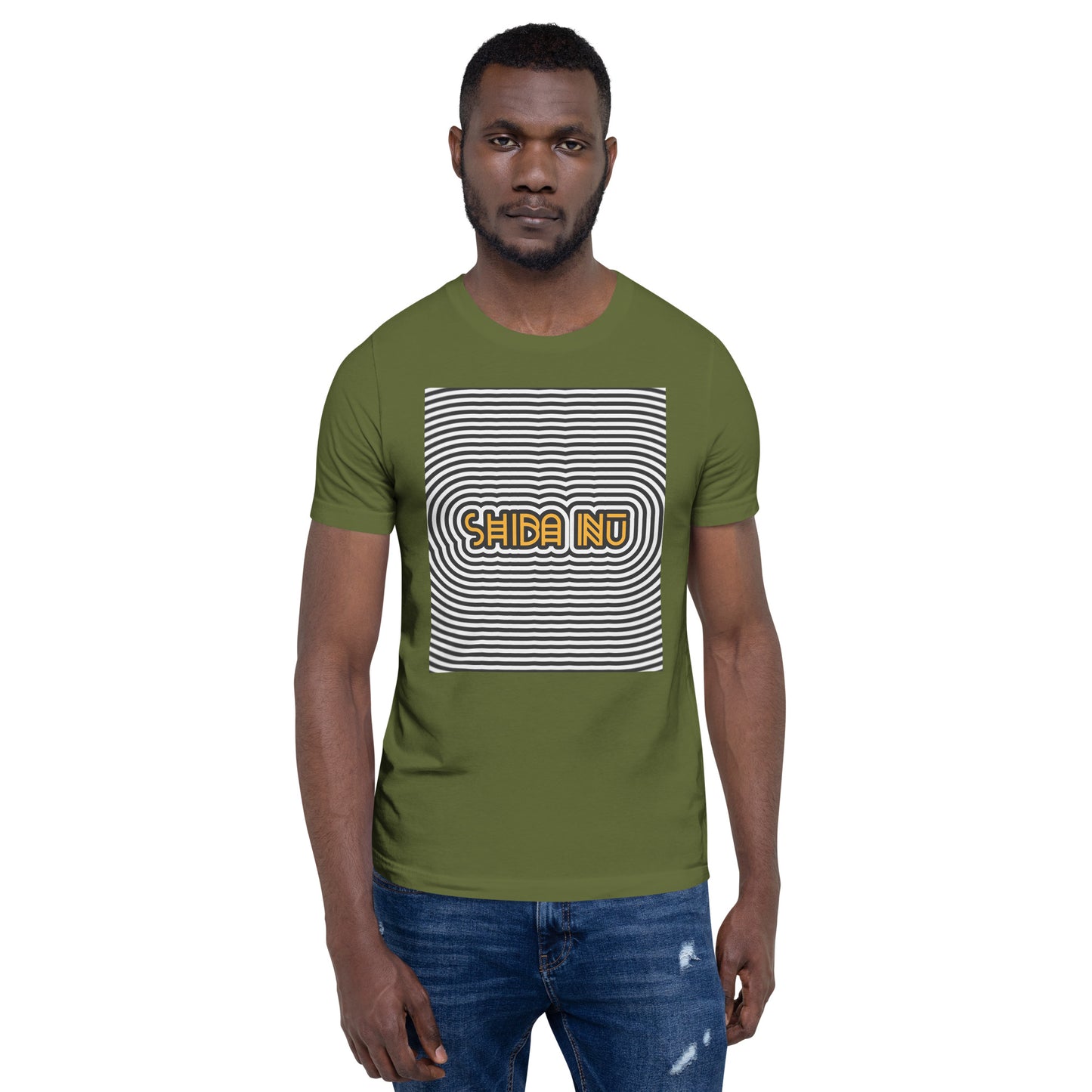 Shiba Inu Abstract Unisex t-shirt