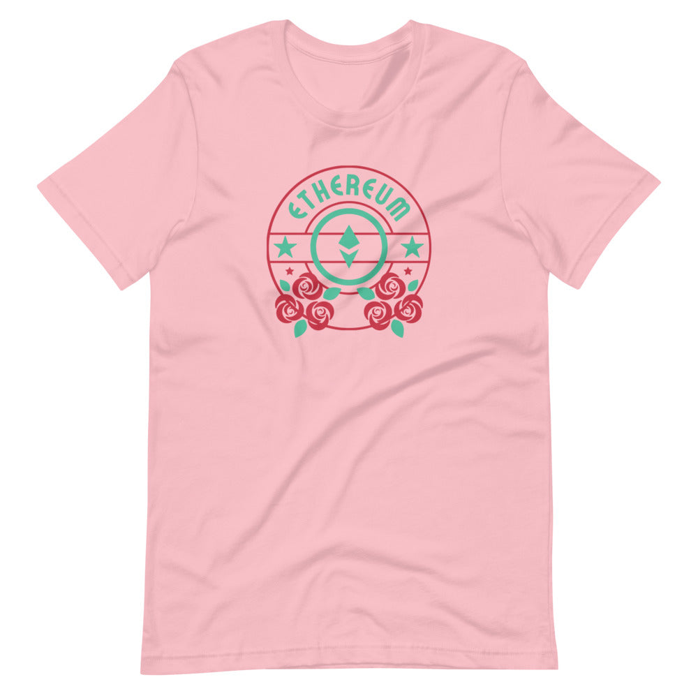Rosy Ethereum Short-sleeve unisex t-shirt