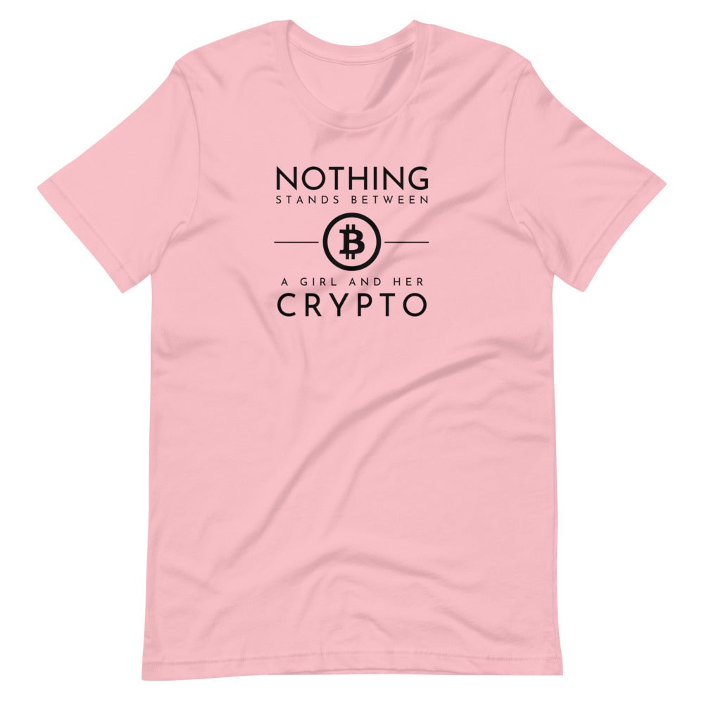 Girl's Crypto (Bitcoin) Short-sleeve unisex t-shirt