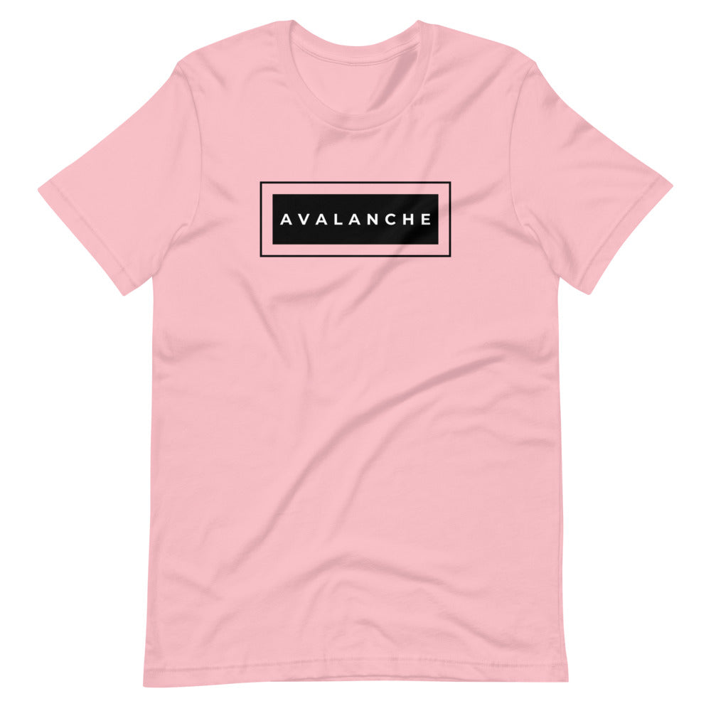 Avalanche square Short-sleeve unisex t-shirt