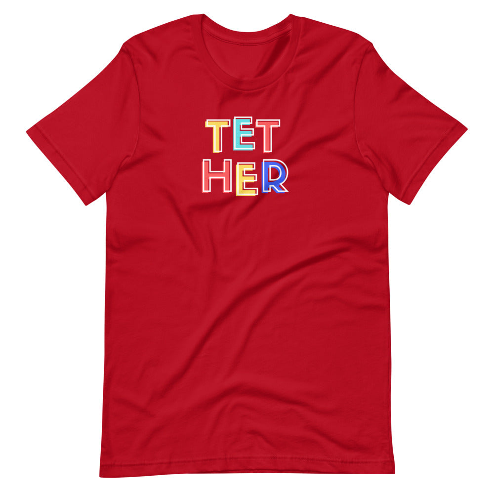 Tether Colors Short-sleeve unisex t-shirt