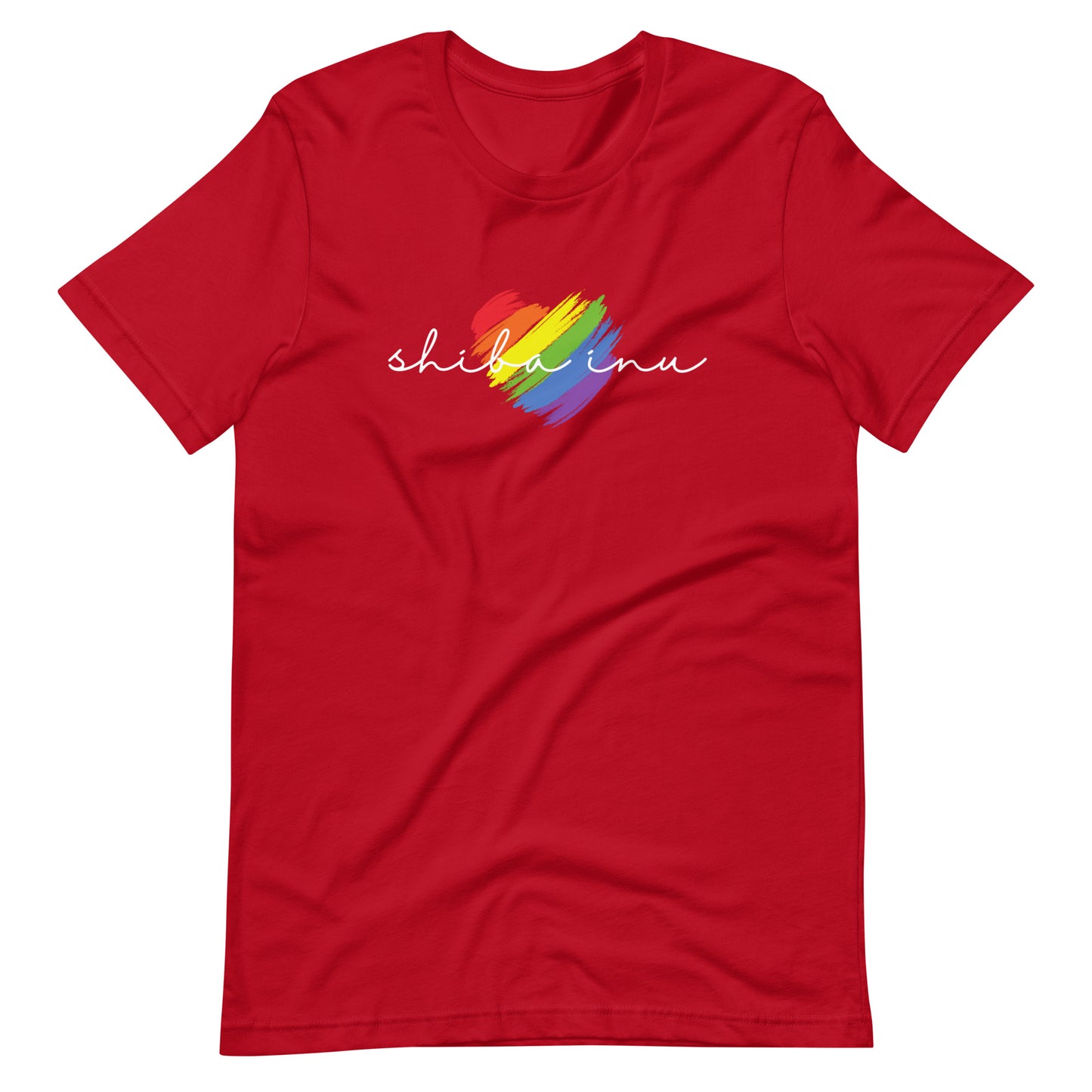 Shiba Inu Heart Unisex t-shirt