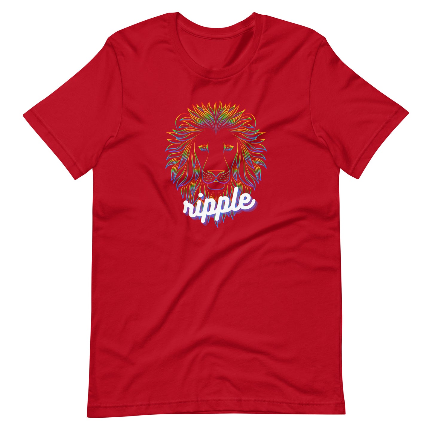 Ripple Neon Lion Unisex t-shirt