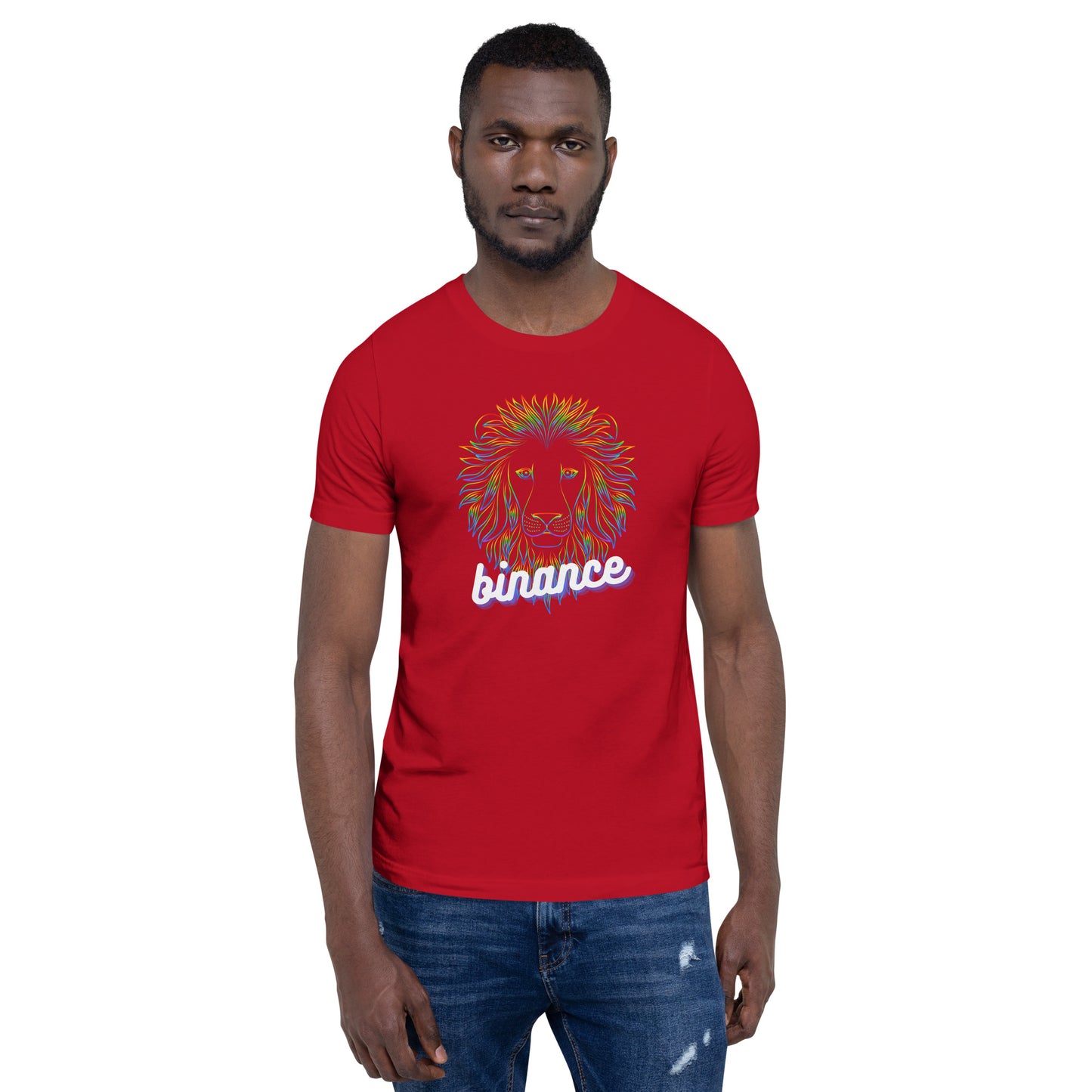 Binance Neon Lion Unisex t-shirt