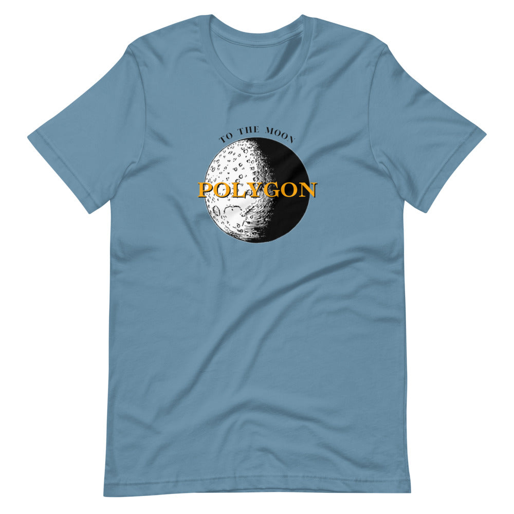Moon (Polygon) Short-sleeve unisex t-shirt