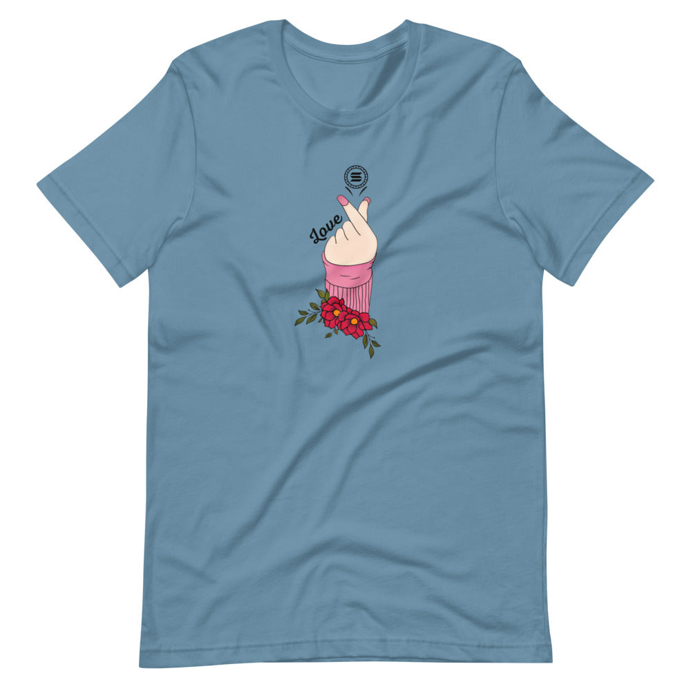 Solana Finger Heart Short-sleeve unisex t-shirt