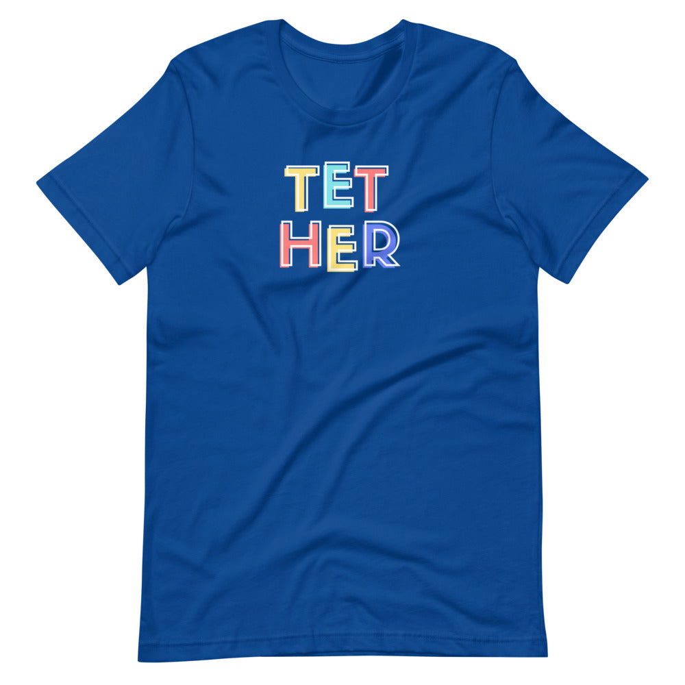 Tether Colors Short-sleeve unisex t-shirt