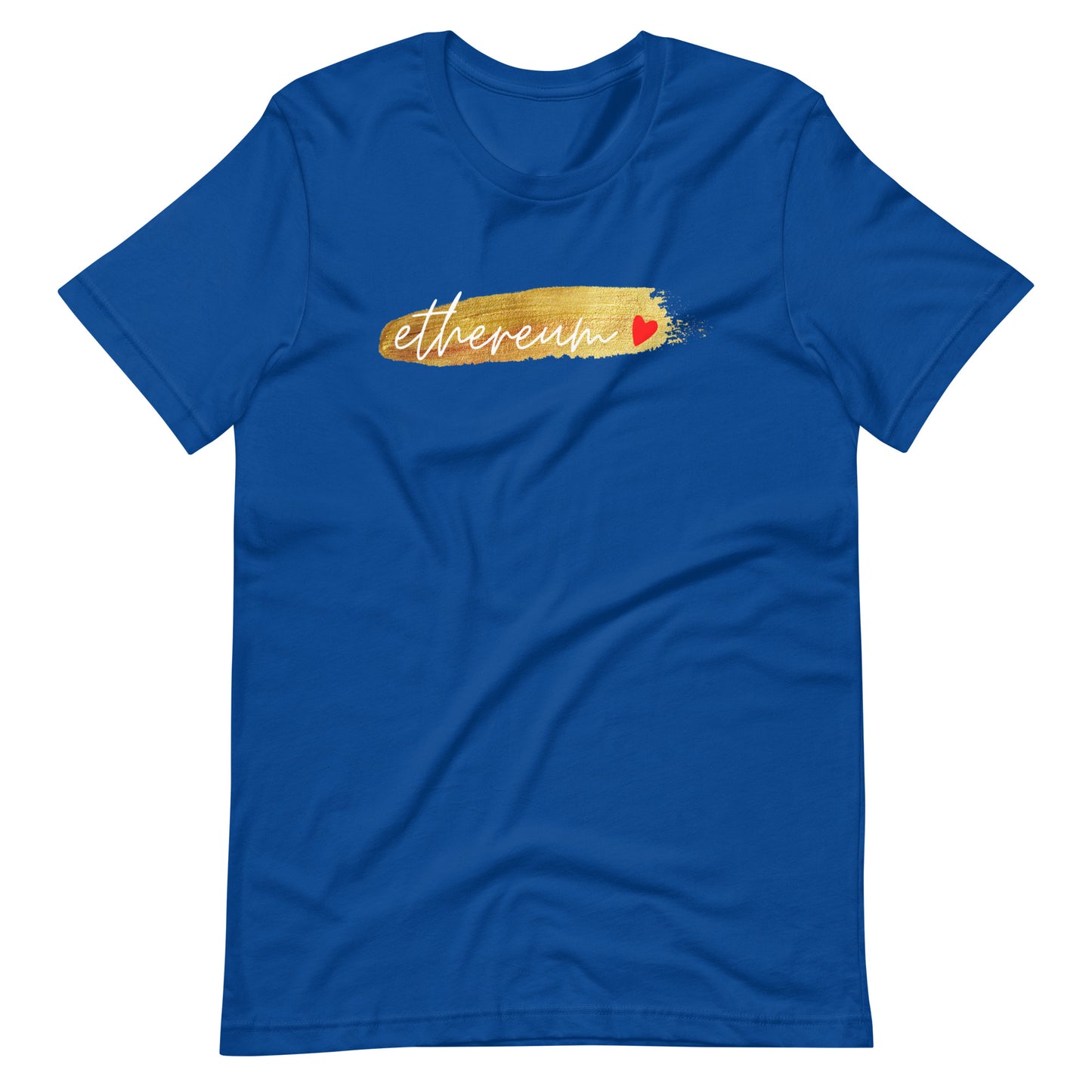 Ethereum Gold Unisex t-shirt