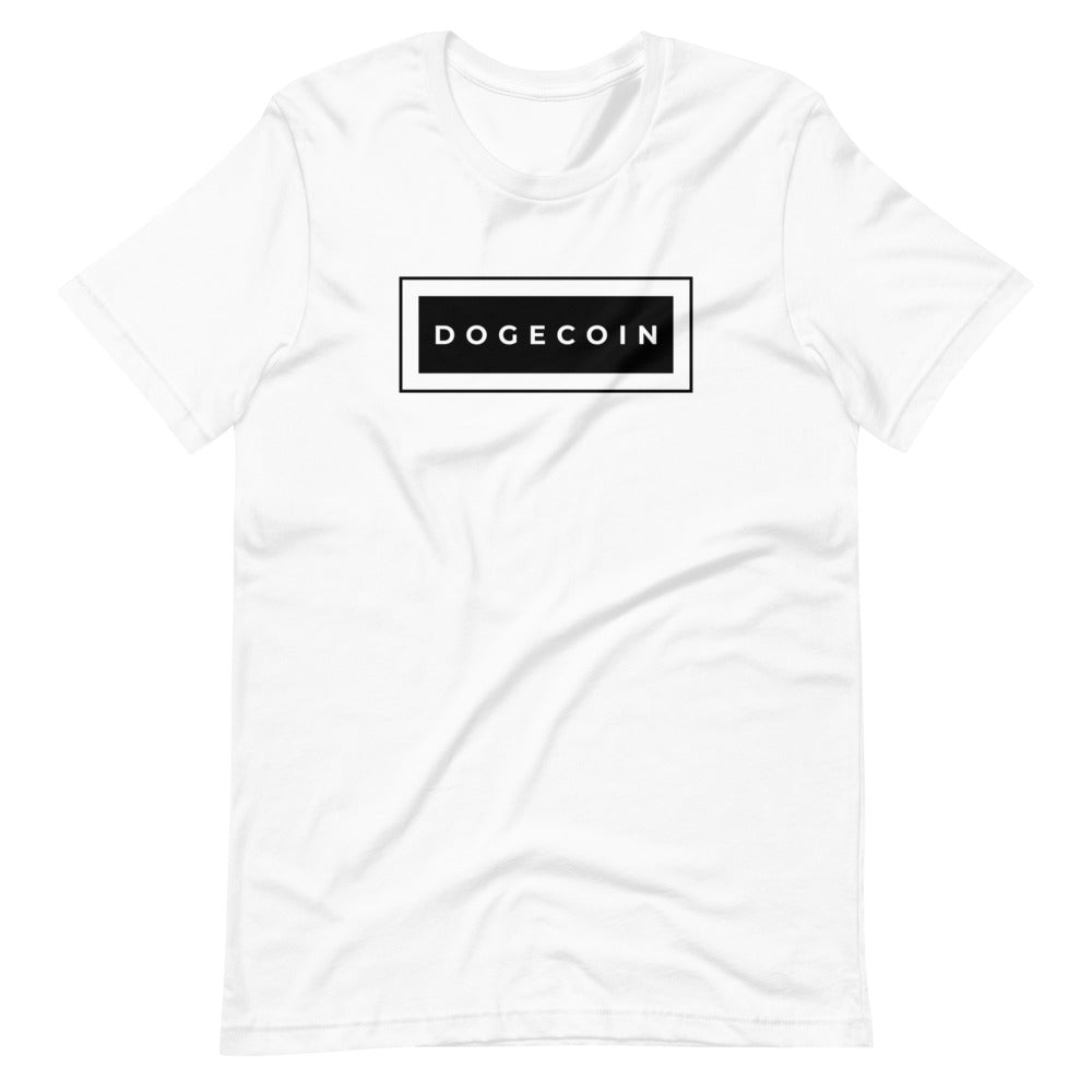 Dogecoin Square Short-sleeve unisex t-shirt