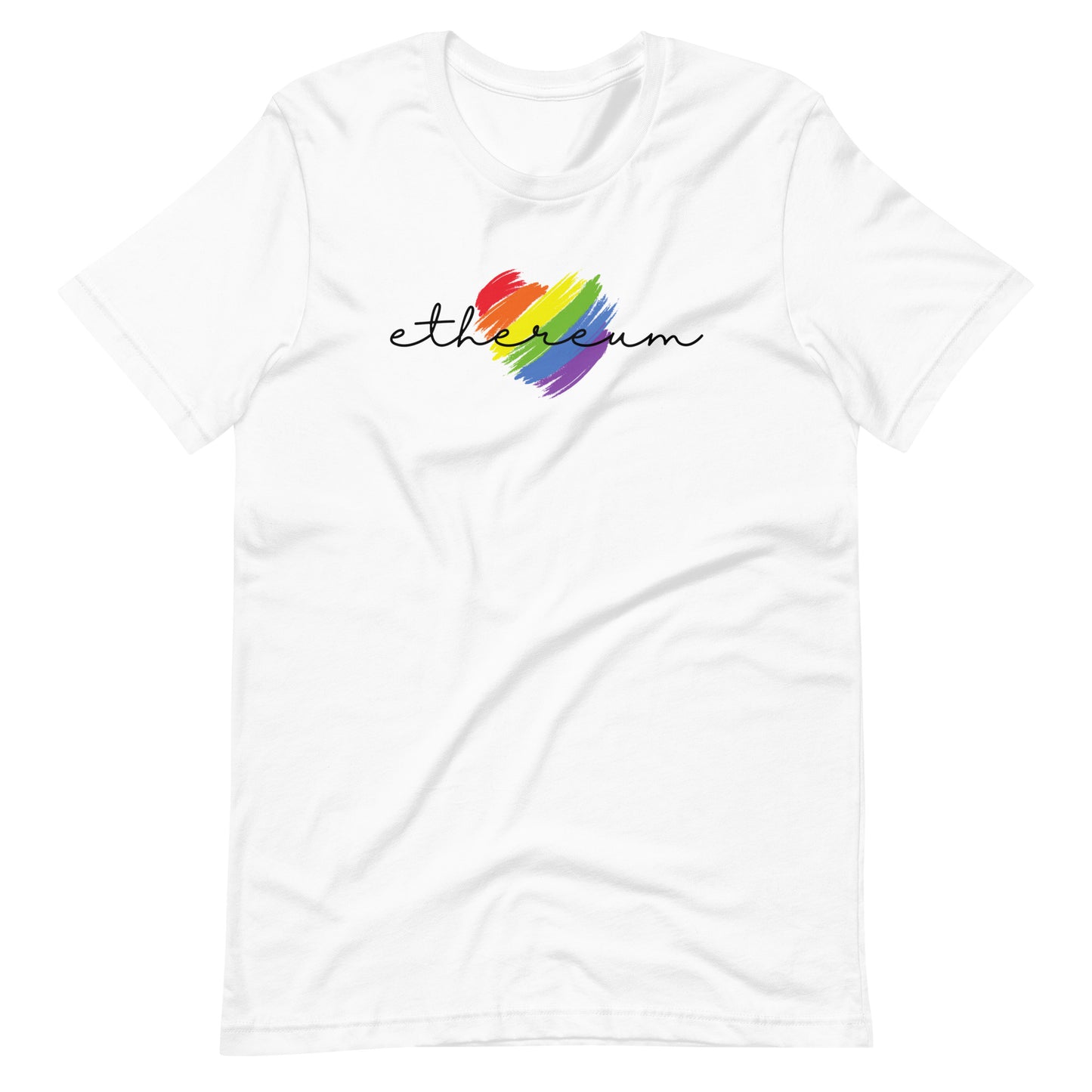 Ethereum Heart Unisex t-shirt