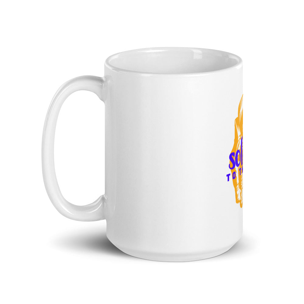 Solana White glossy mug