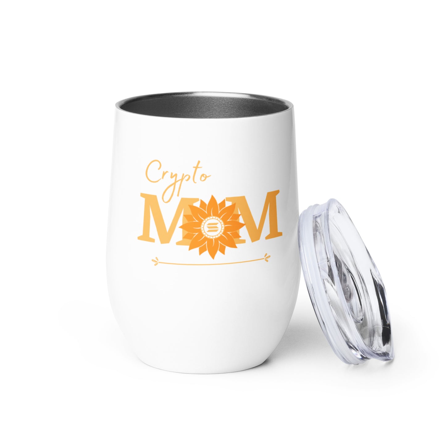 Solana Crypto Mom Wine Tumbler